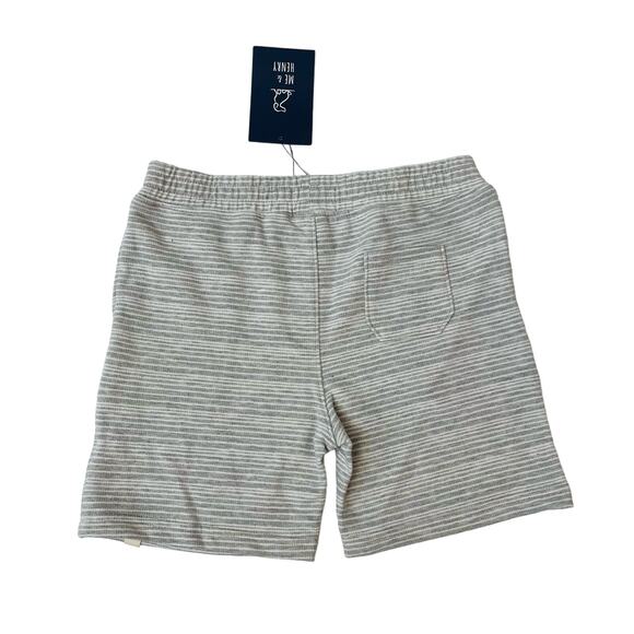 NWT Me & Henry 8/9Y Bluepeter Grey Stripe Shorts - Picture 2 of 5